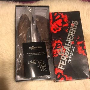 Fergalicious Freelove Cognac Flats